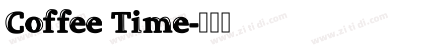 Coffee Time字体转换